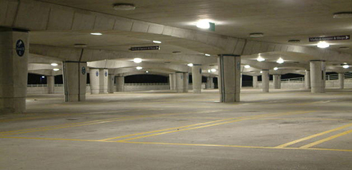 pressure washing parking ramp maintenance